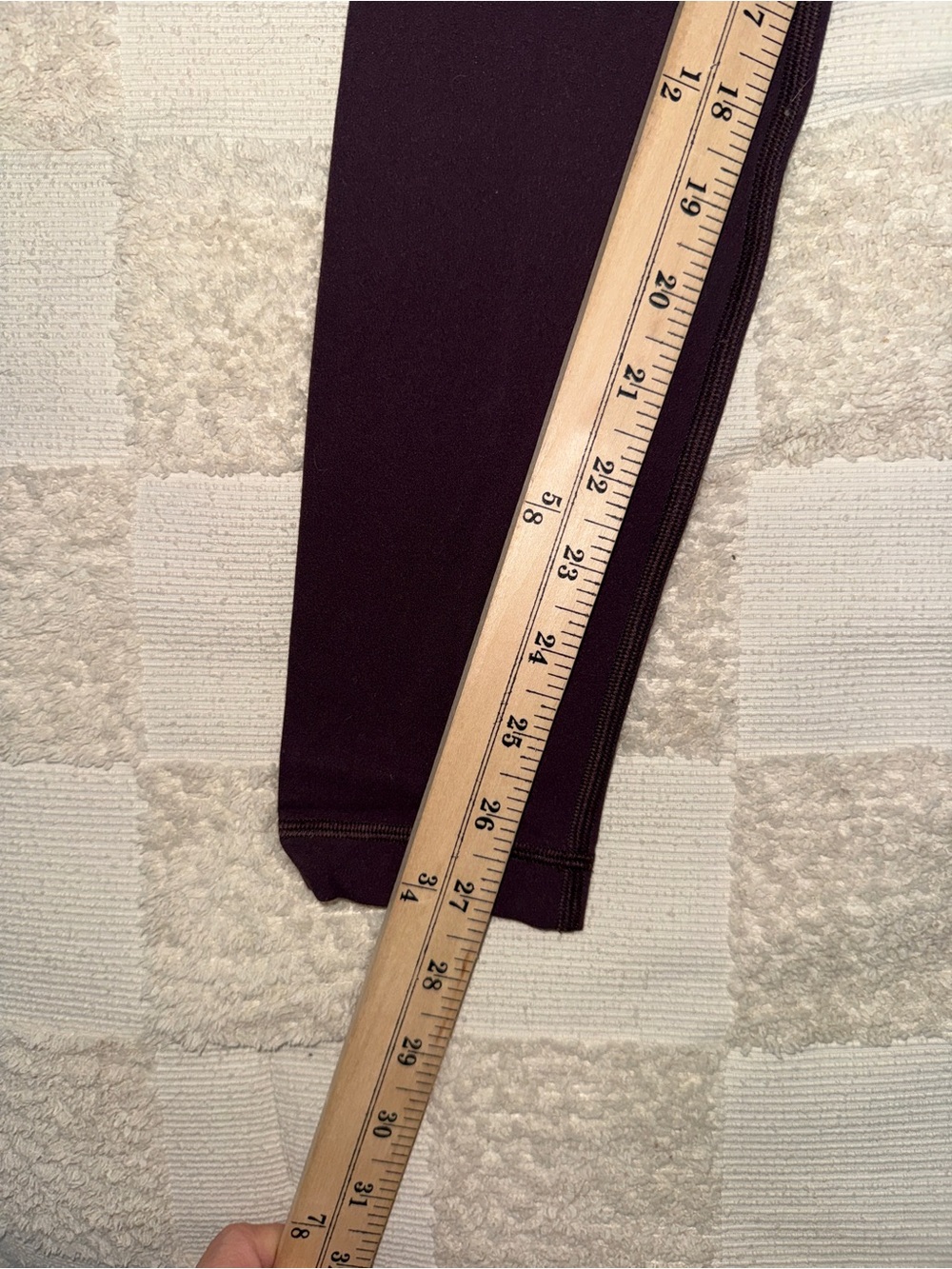 Lululemon Align Pant *Full Length 28" Plum Shadow size 6 - Picture 2 of 5